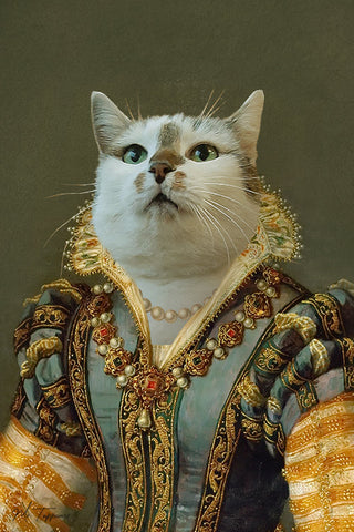 Zafír királynő portré